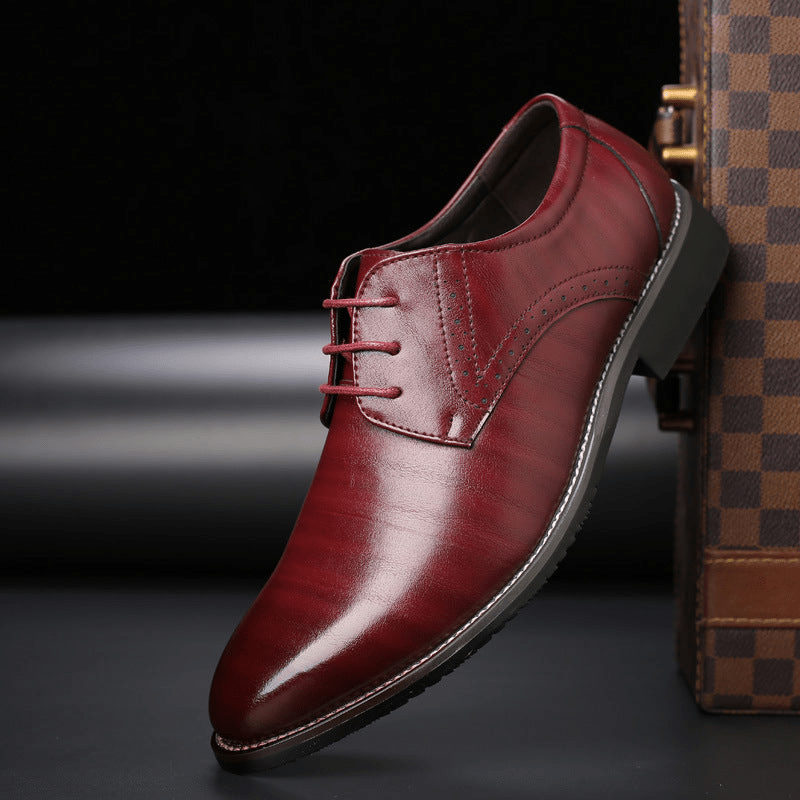 Mune Fashion | Stylish Men's Shoes Lace-up Shoes with Brogue Details