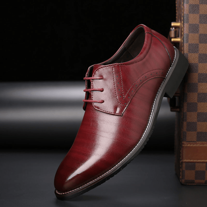 Mune Fashion | Stylish Men's Shoes Lace-up Shoes with Brogue Details