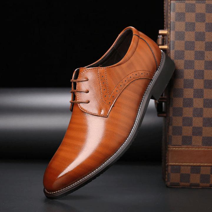 Mune Fashion | Stylish Men's Shoes Lace-up Shoes with Brogue Details