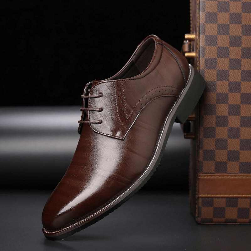 Mune Fashion | Stylish Men's Shoes Lace-up Shoes with Brogue Details