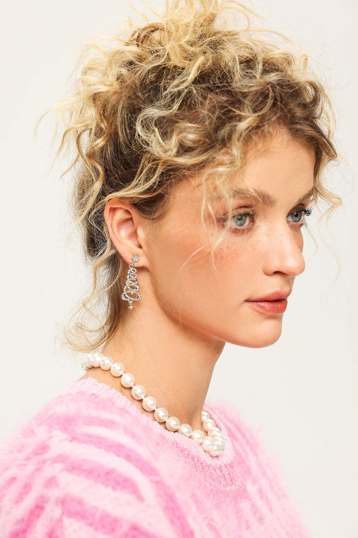 Mune | Christmas Tree Tassel Earrings
