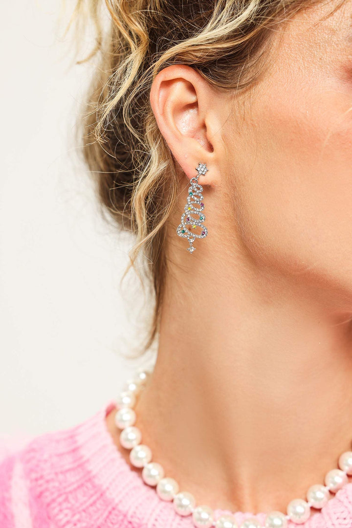 Mune | Christmas Tree Tassel Earrings
