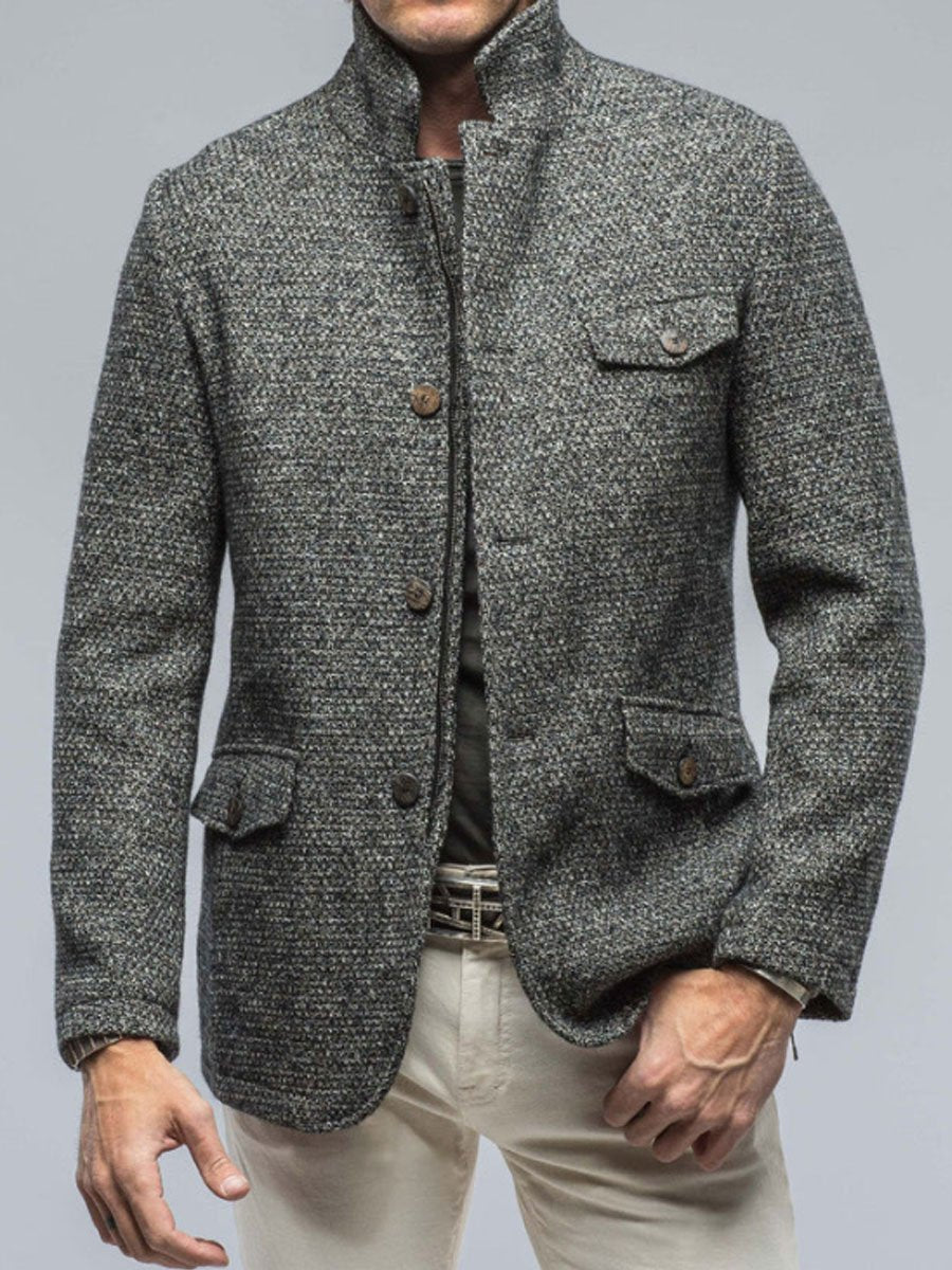 Mune | Pocket Retro Casual Blazer with Zipper - Stylish Comfort