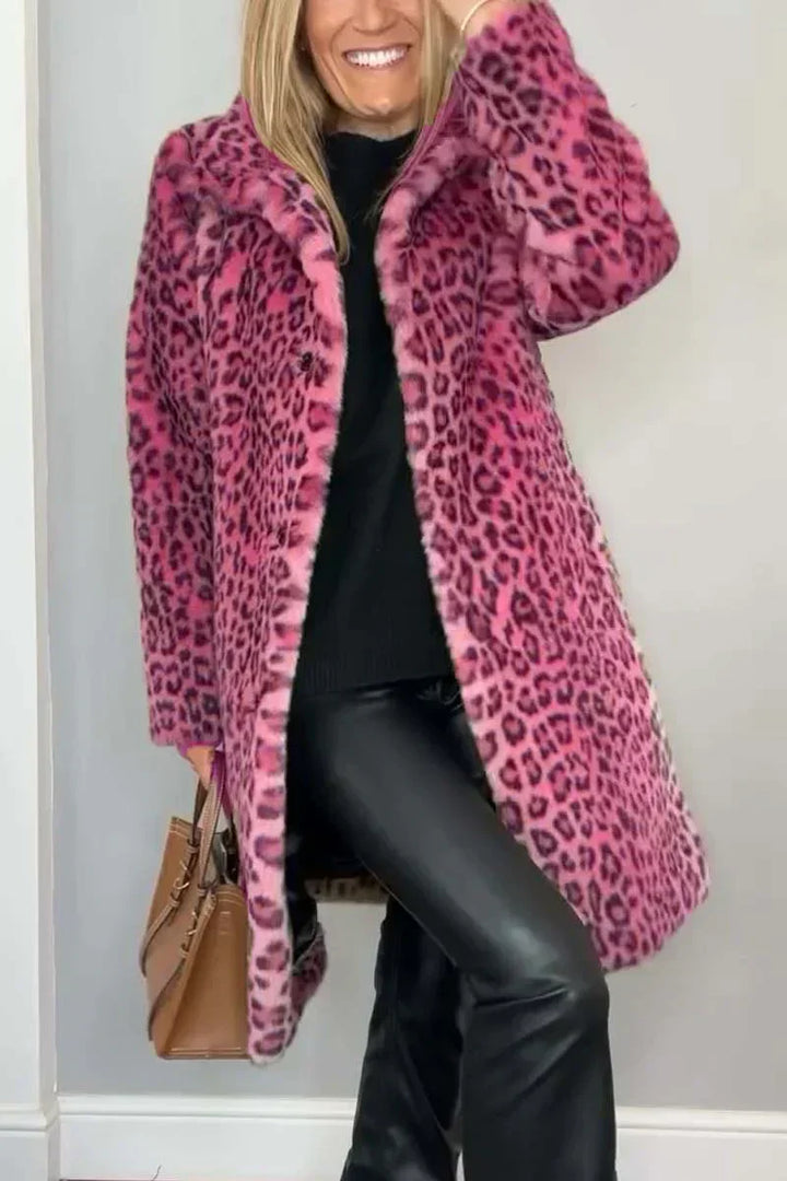 Mune | Women Winter Coat with Animal Print