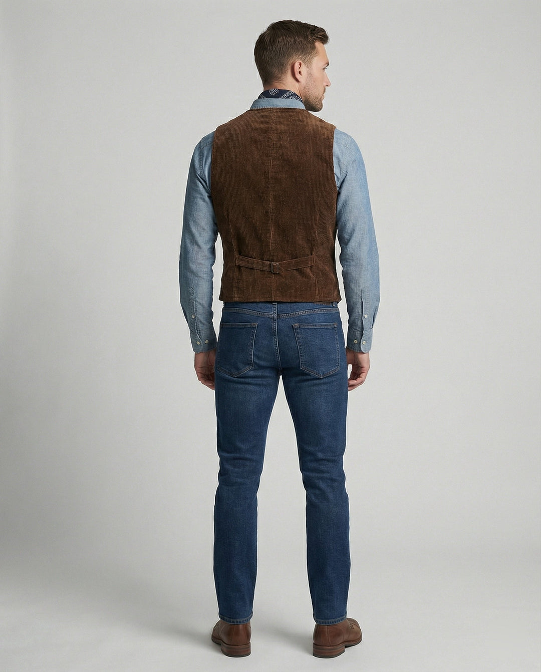 Mune Fashion | Traditional men's waistcoat made of corduroy