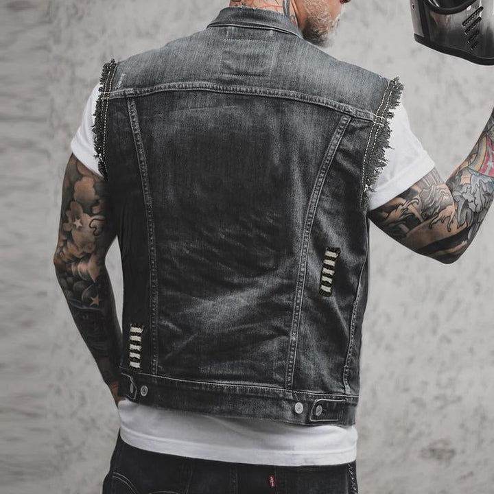 Mune Fashion Stylish Denim Vest for Men