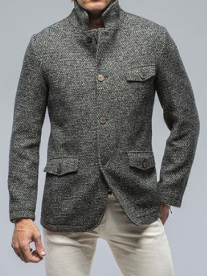 Mune | Pocket Retro Casual Blazer with Zipper - Stylish Comfort
