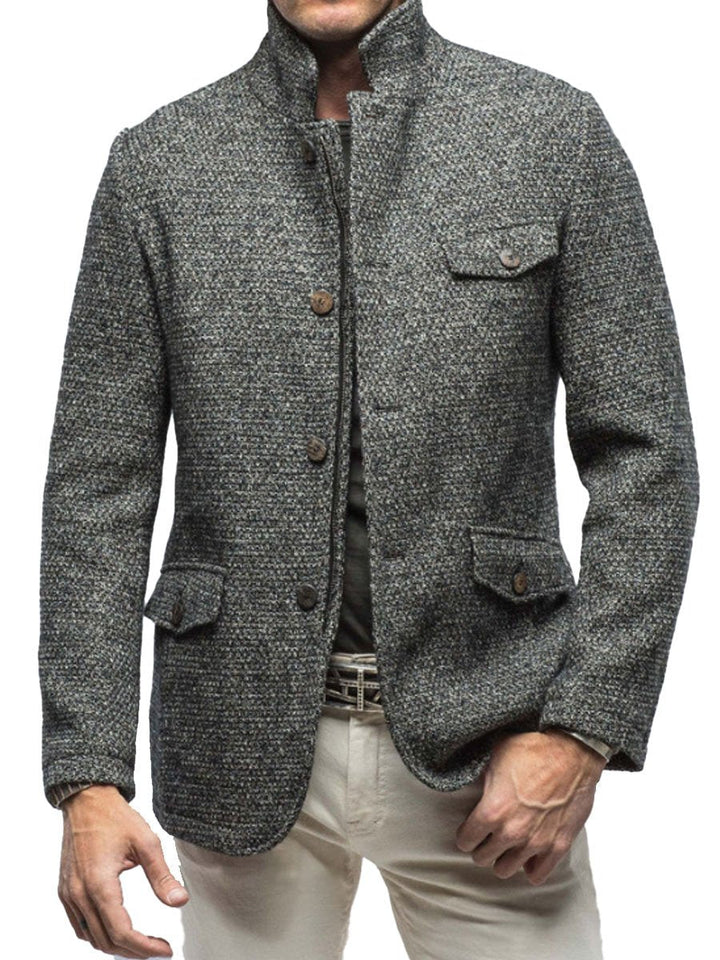 Mune | Pocket Retro Casual Blazer with Zipper - Stylish Comfort