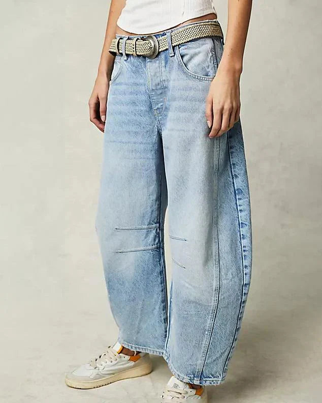 Mune | Mid Rise Barrel Jeans for Women