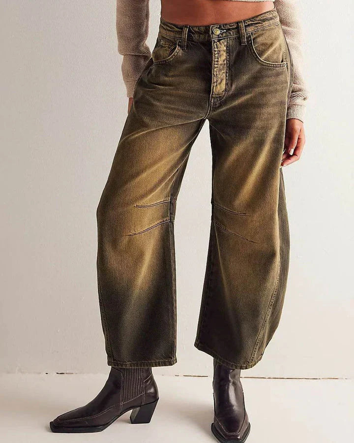 Mune | Mid Rise Barrel Jeans for Women