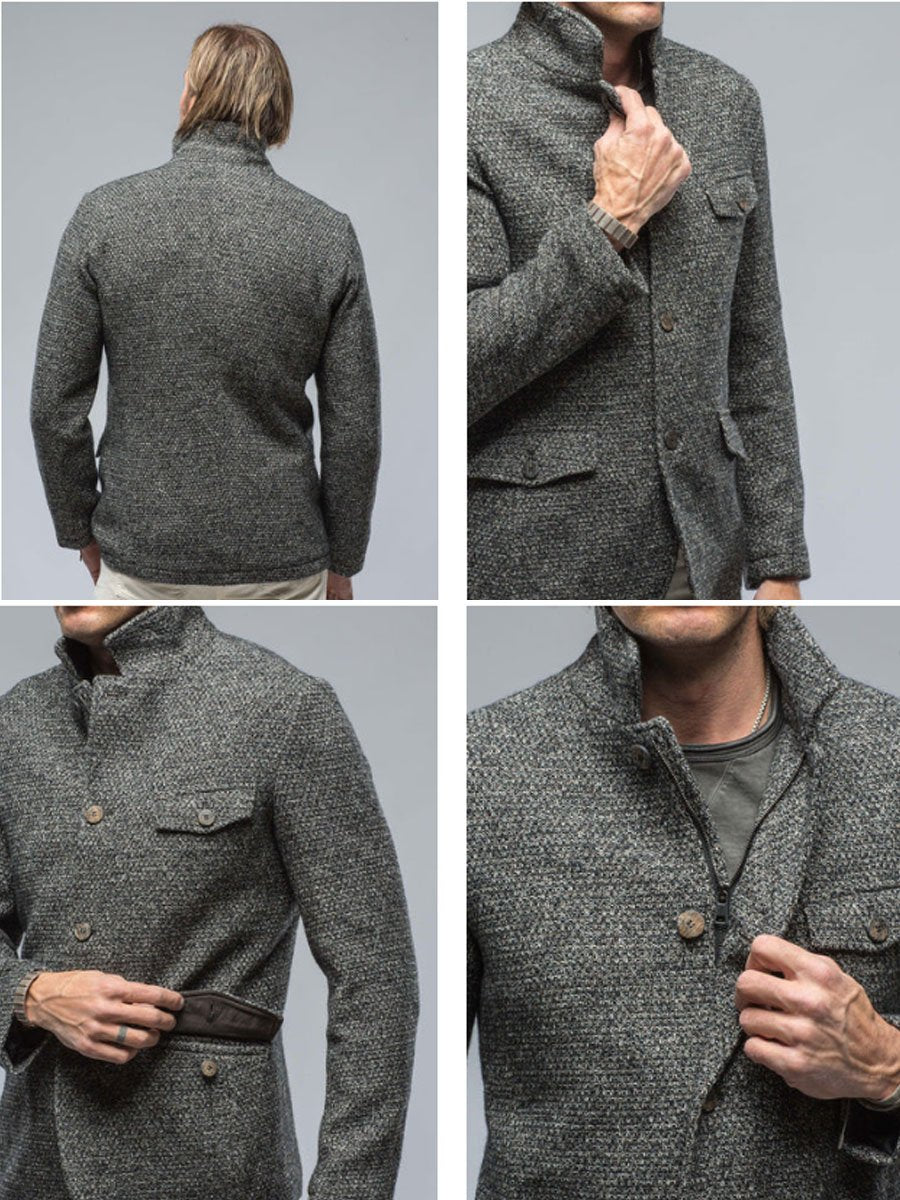 Mune | Pocket Retro Casual Blazer with Zipper - Stylish Comfort