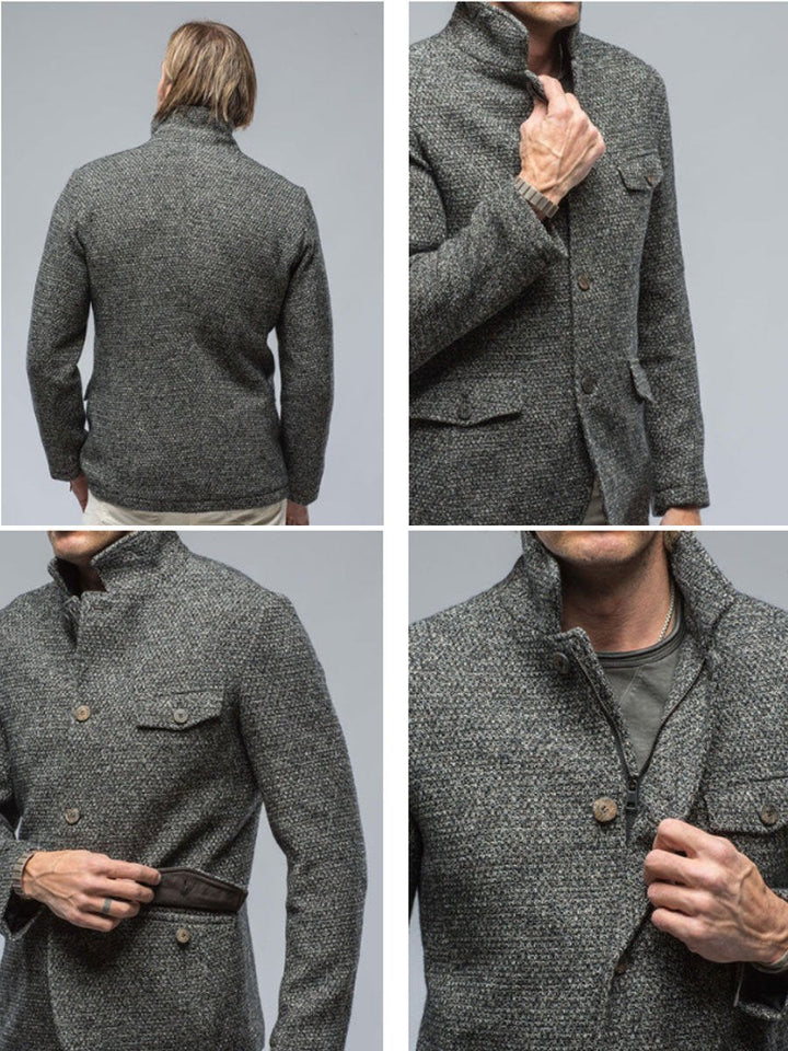 Mune | Pocket Retro Casual Blazer with Zipper - Stylish Comfort
