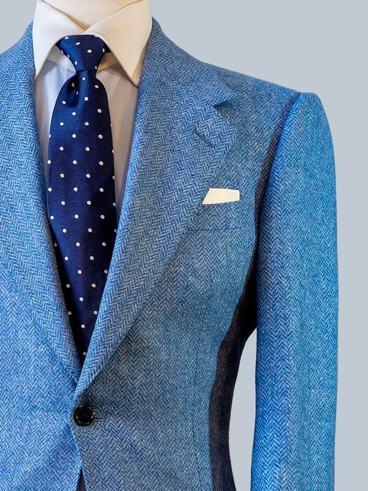 Mune | Vintage Houndstooth Wool Blazer - Timeless Style