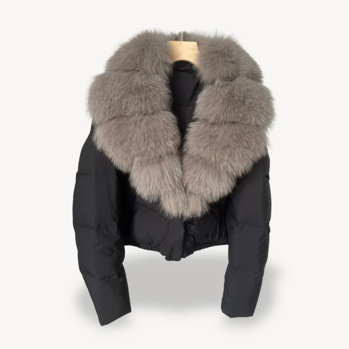 Mune | Winter Puffer Jacket with Faux Fur Collar for Women