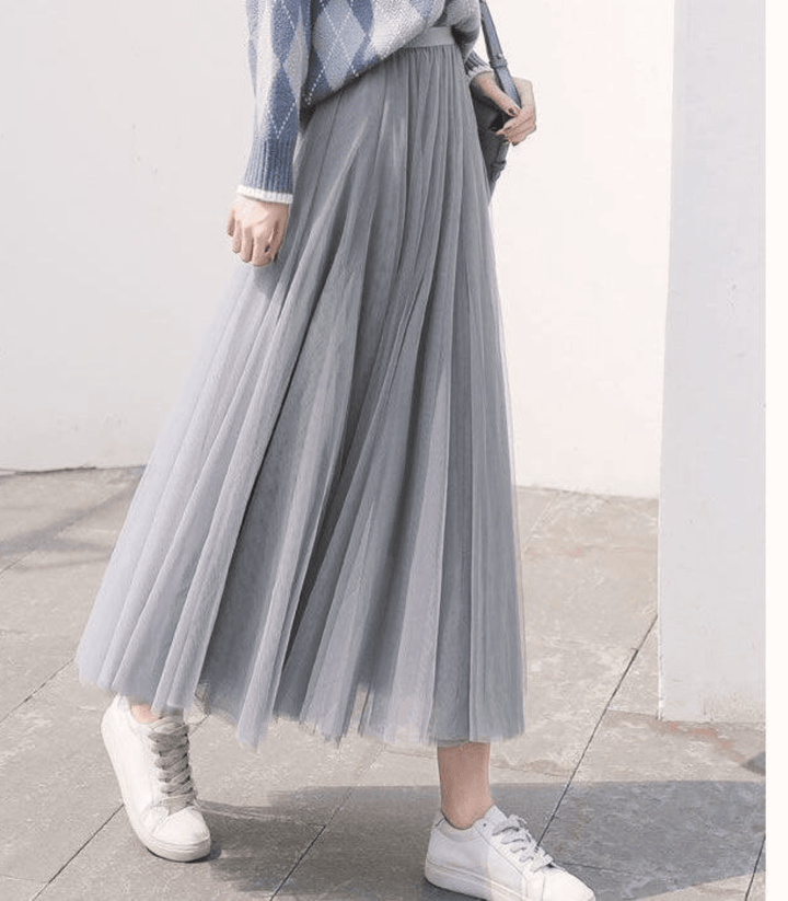 Mune | Ankle-Length Skirt with High Waist