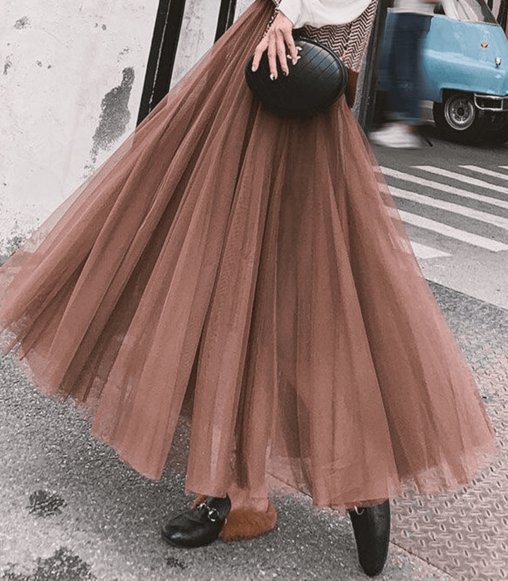 Mune | Ankle-Length Skirt with High Waist