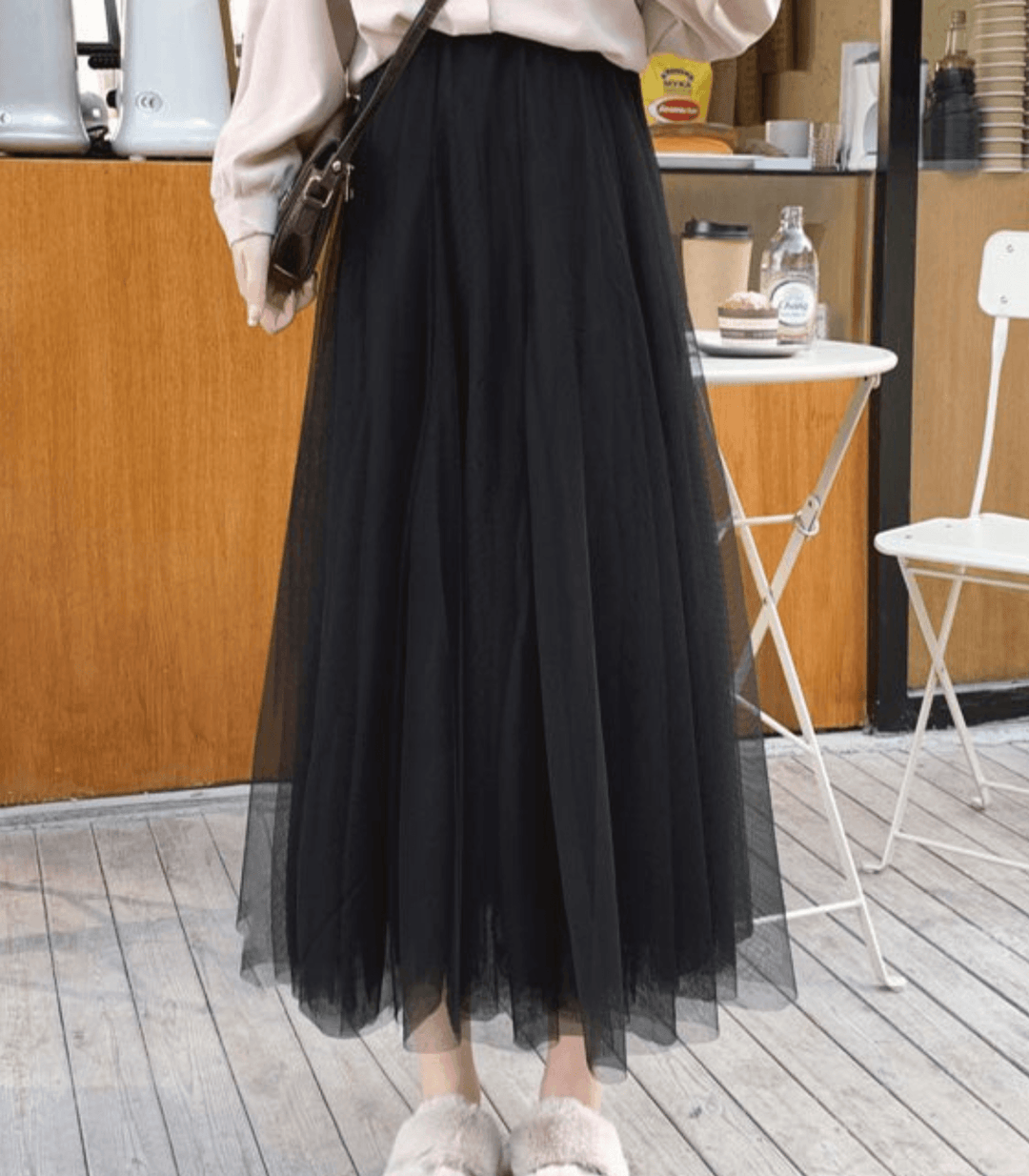Mune | Ankle-Length Skirt with High Waist