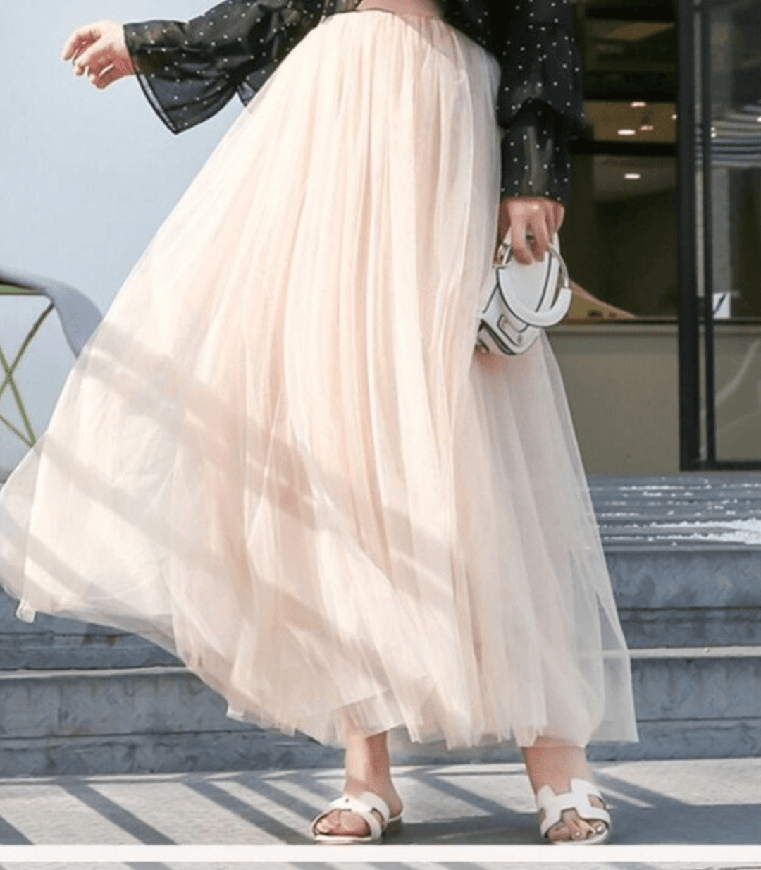 Mune | Ankle-Length Skirt with High Waist