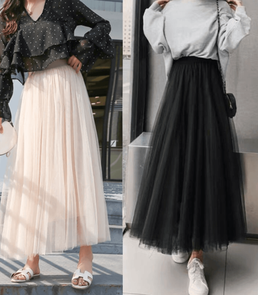 Mune | Ankle-Length Skirt with High Waist