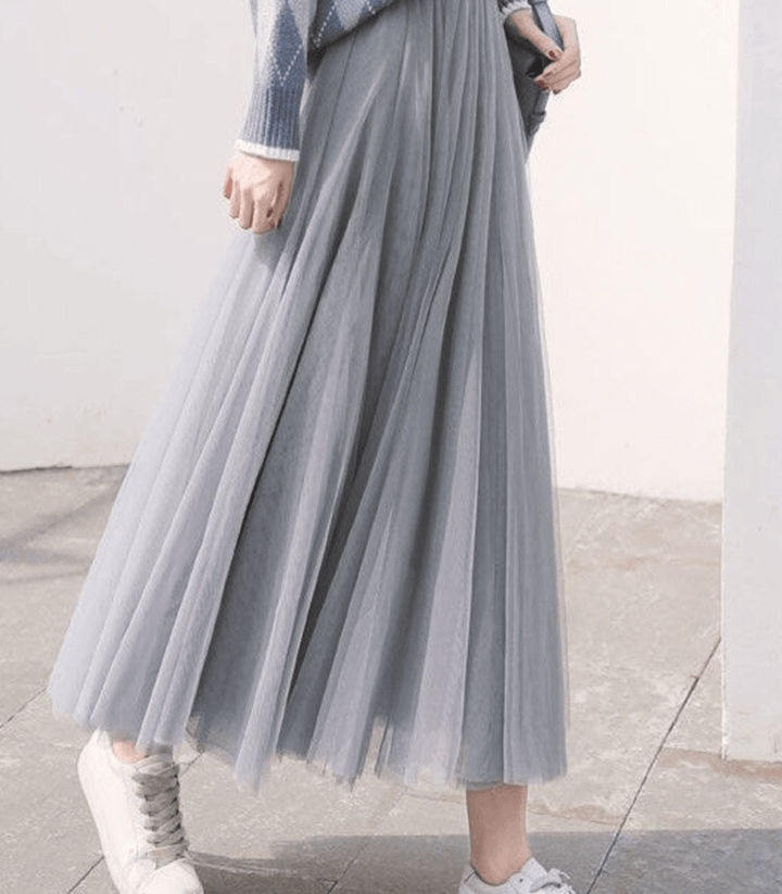 Mune | Ankle-Length Skirt with High Waist