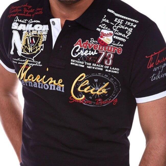 Mune Fashion | Polo shirt with letters for men