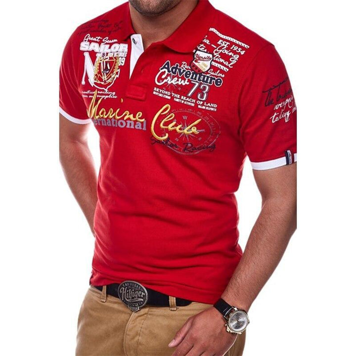 Mune Fashion | Polo shirt with letters for men