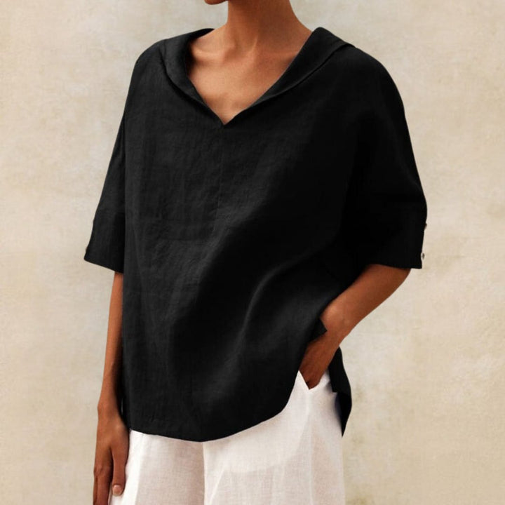 Mune | Women's V-Neck Casual Shirt for Effortless Style
