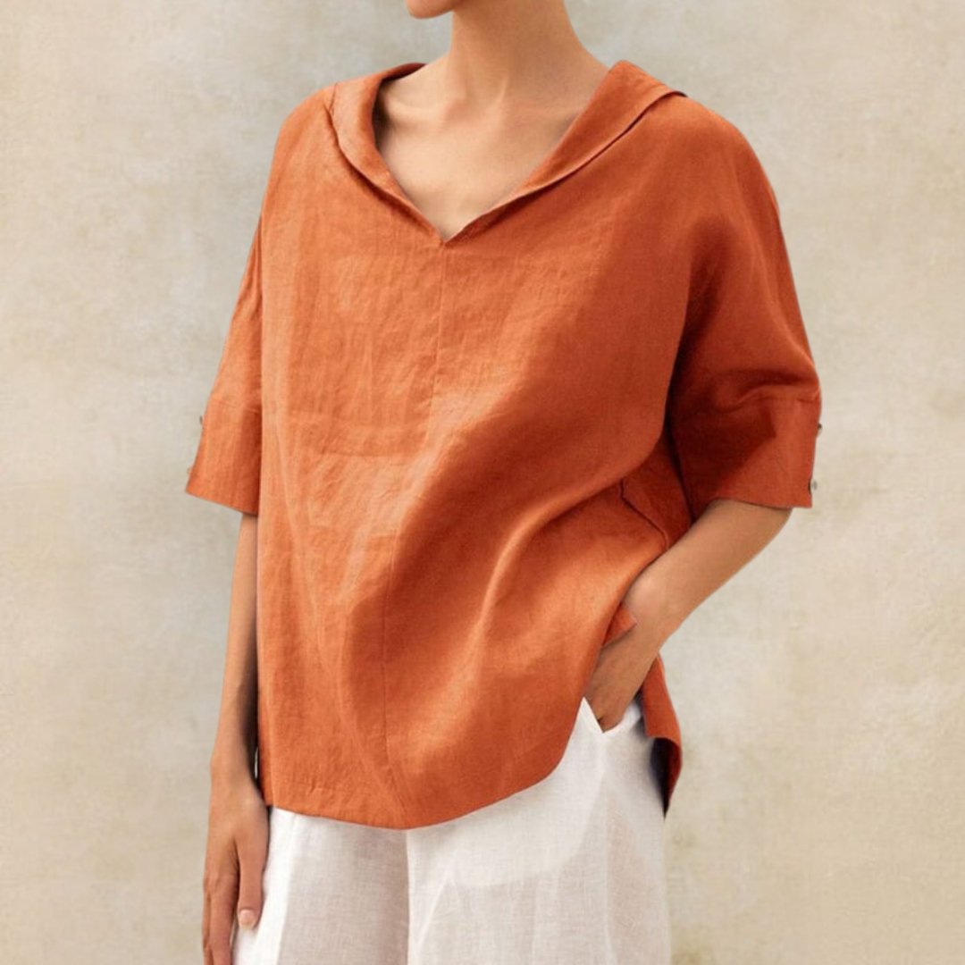 Mune | Women's V-Neck Casual Shirt for Effortless Style