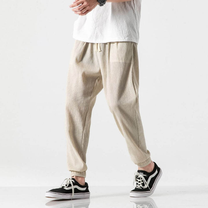 Mune Fashion | Lightweight Men's Comfort Pants Made of Cotton and Linen Soft, Breathable & Stylish