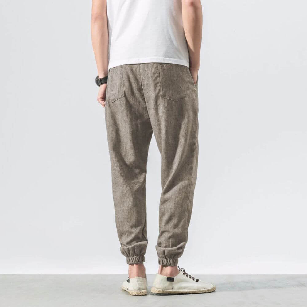 Mune Fashion | Lightweight Men's Comfort Pants Made of Cotton and Linen Soft, Breathable & Stylish