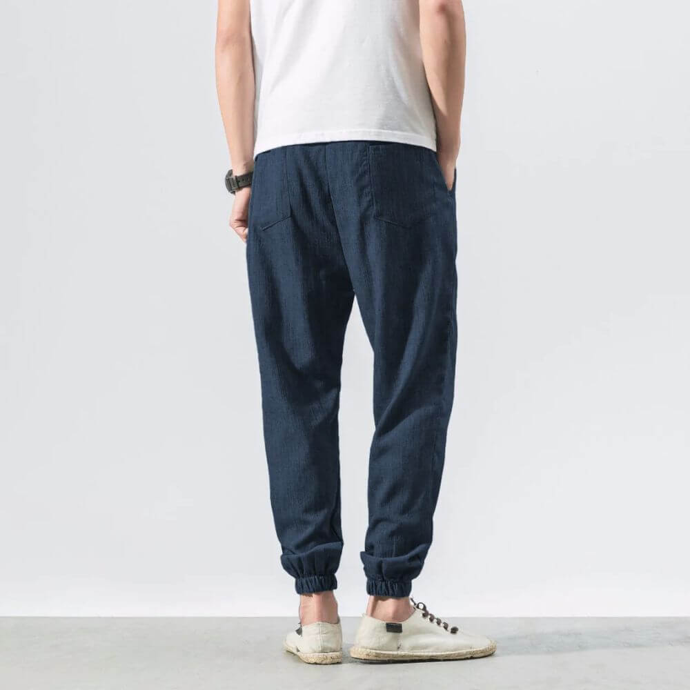 Mune Fashion | Lightweight Men's Comfort Pants Made of Cotton and Linen Soft, Breathable & Stylish