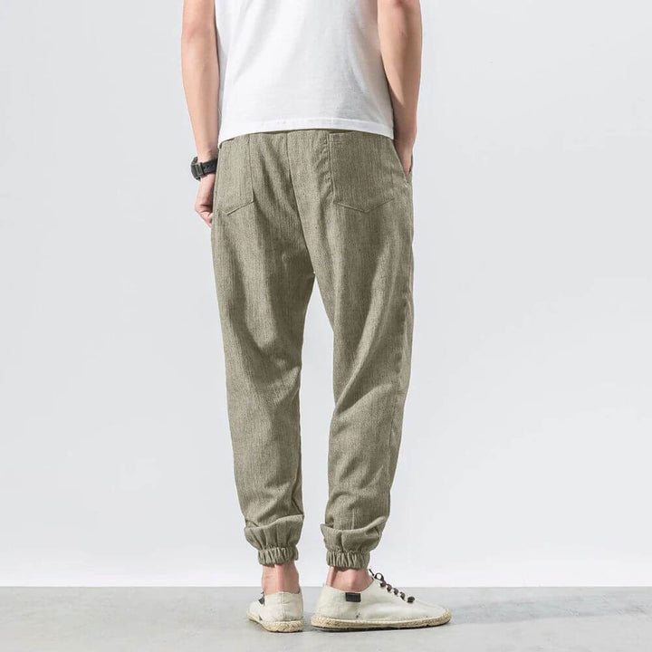 Mune Fashion | Lightweight Men's Comfort Pants Made of Cotton and Linen Soft, Breathable & Stylish