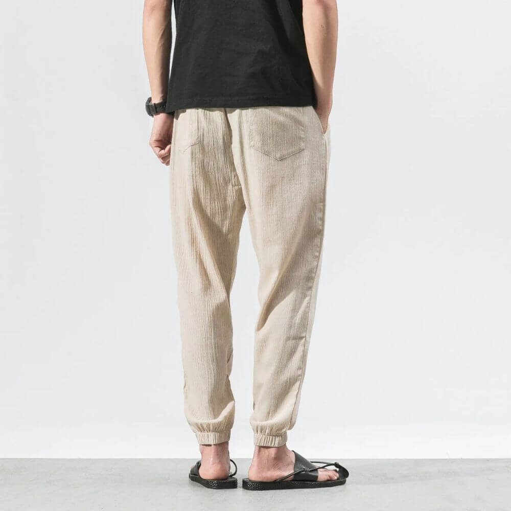 Mune Fashion | Lightweight Men's Comfort Pants Made of Cotton and Linen Soft, Breathable & Stylish