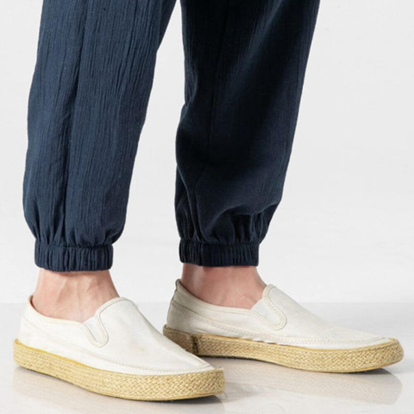 Mune Fashion | Lightweight Men's Comfort Pants Made of Cotton and Linen Soft, Breathable & Stylish