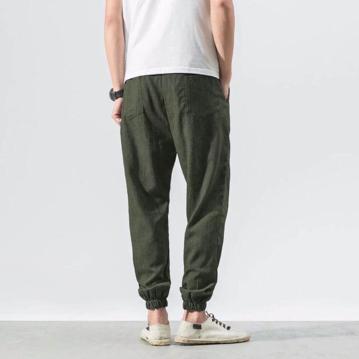 Mune Fashion | Lightweight Men's Comfort Pants Made of Cotton and Linen Soft, Breathable & Stylish