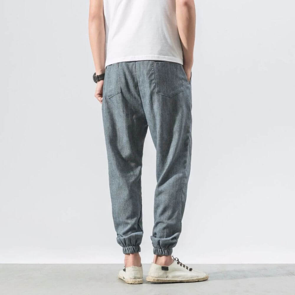 Mune Fashion | Lightweight Men's Comfort Pants Made of Cotton and Linen Soft, Breathable & Stylish