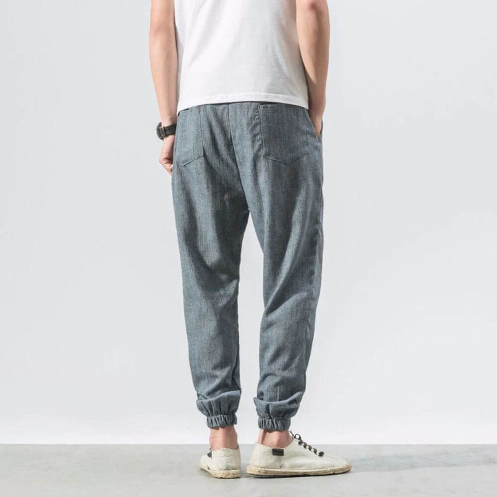 Mune Fashion | Lightweight Men's Comfort Pants Made of Cotton and Linen Soft, Breathable & Stylish