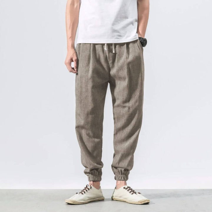 Mune Fashion | Lightweight Men's Comfort Pants Made of Cotton and Linen Soft, Breathable & Stylish