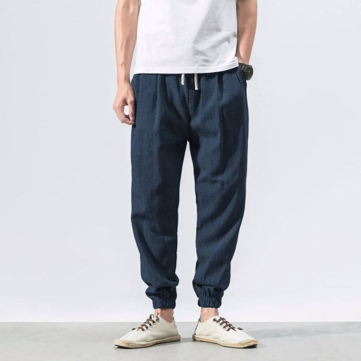 Mune Fashion | Lightweight Men's Comfort Pants Made of Cotton and Linen Soft, Breathable & Stylish