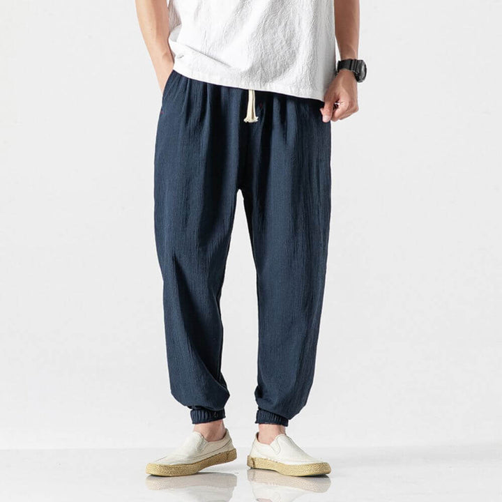 Mune Fashion | Lightweight Men's Comfort Pants Made of Cotton and Linen Soft, Breathable & Stylish