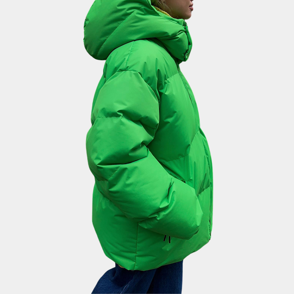 Mune | Puffer Winter Jacket with Hood Long Sleeve