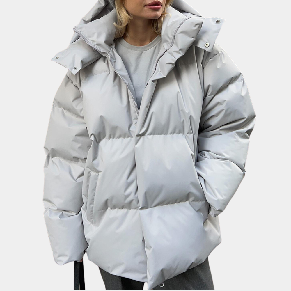 Mune | Puffer Winter Jacket with Hood Long Sleeve