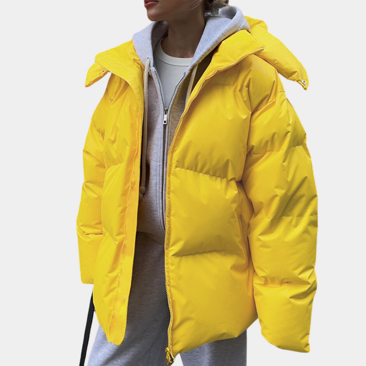 Mune | Puffer Winter Jacket with Hood Long Sleeve