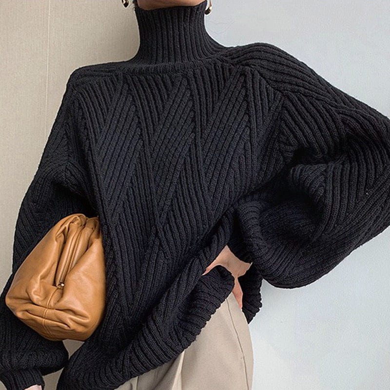 Mune | Comér - Black turtleneck sweater
