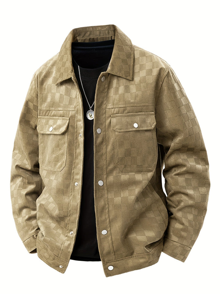 Mune | Checked Suede Jacket