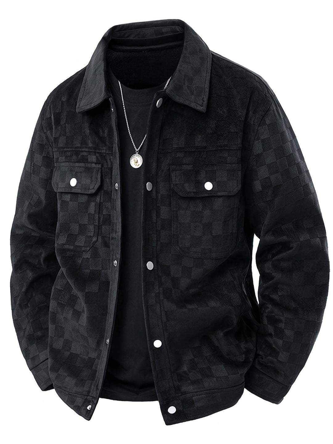Mune | Checked Suede Jacket