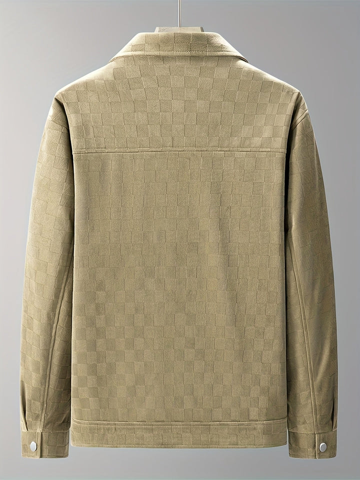 Mune | Checked Suede Jacket