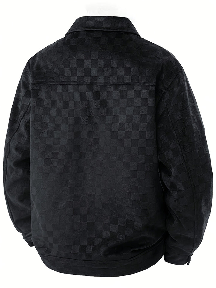 Mune | Checked Suede Jacket