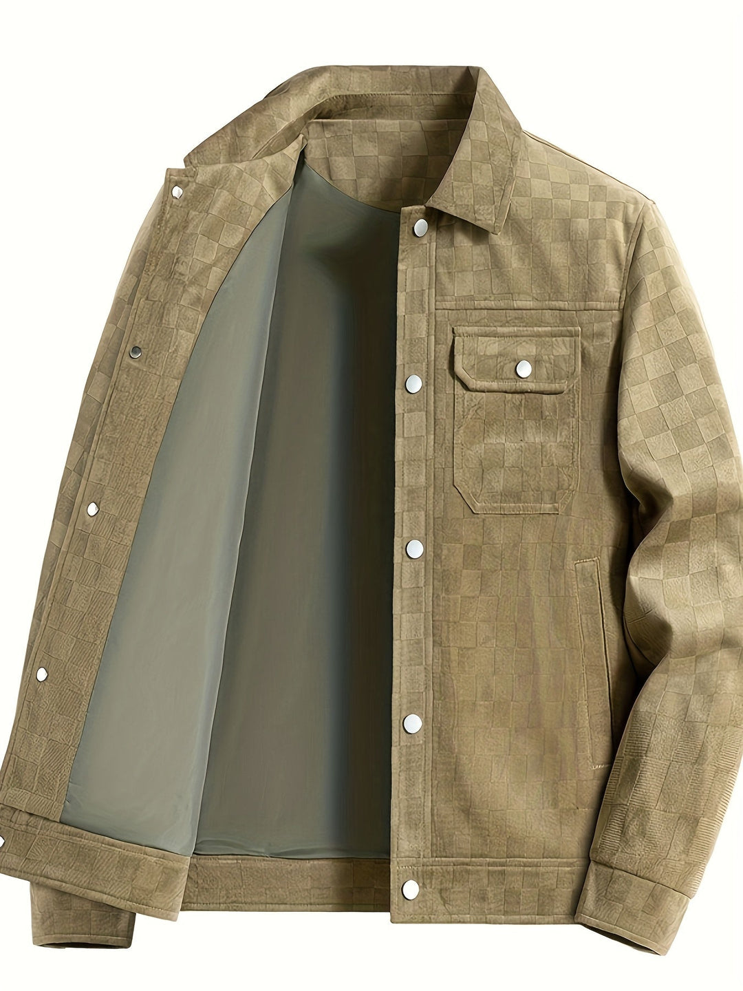 Mune | Checked Suede Jacket