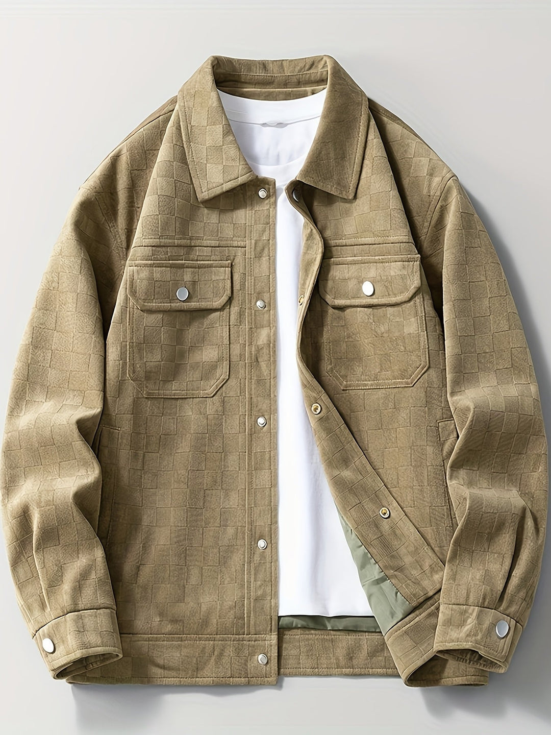 Mune | Checked Suede Jacket